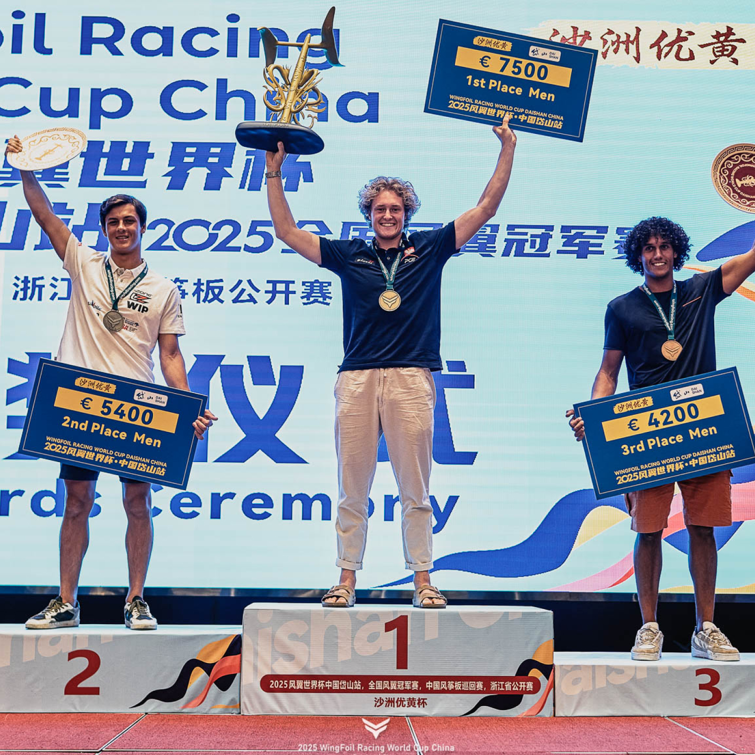 1. plads, Wingfoil Racing World Cup — Kina