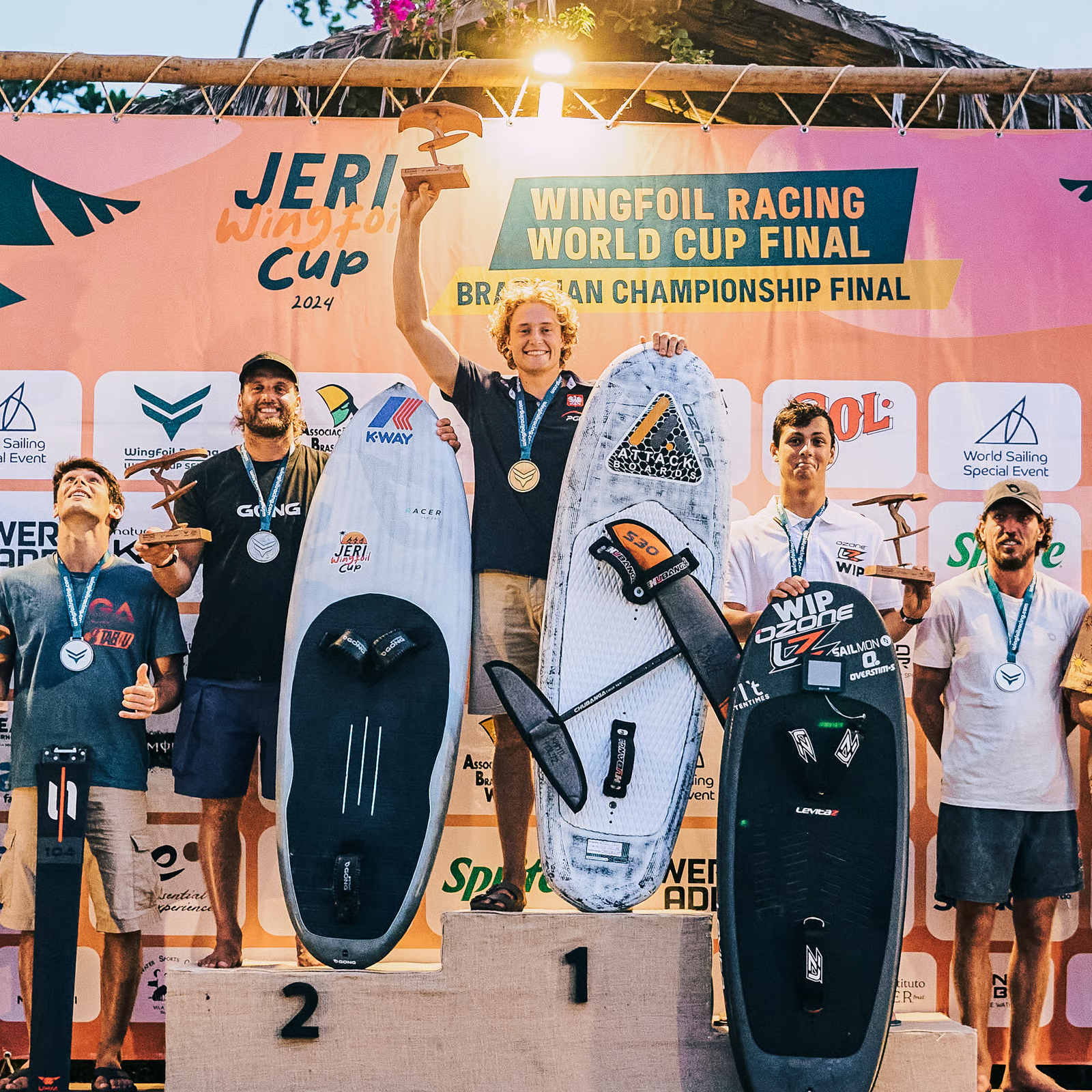 Sejr i finalen af Wingfoil World Cup